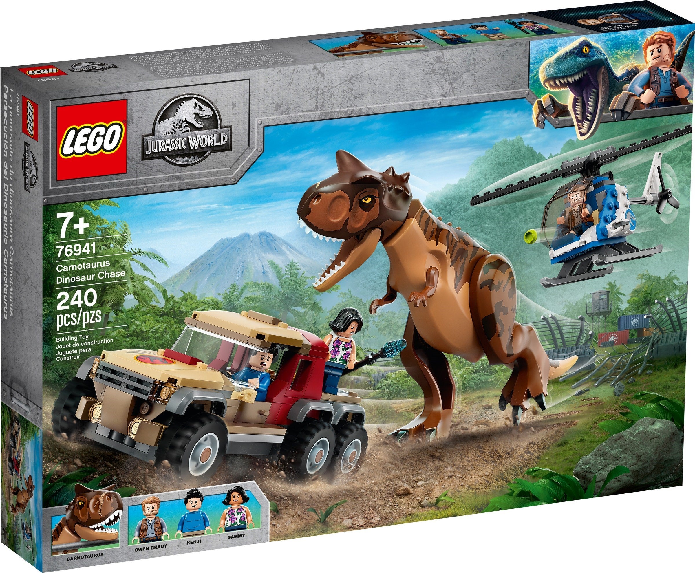 76941 Lego Jurassic World Carnotaurus Dinosaur chase | JOHN'S BOX