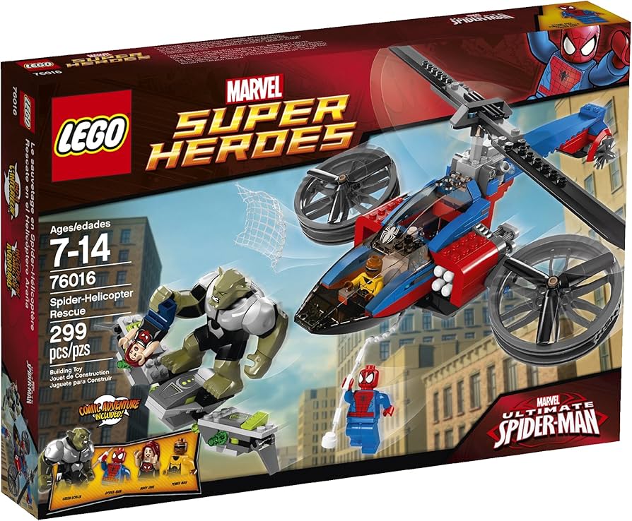 Amazon Lego Lego Marvel Avengers Hulk Helicopter Rescue Lego - Main Image