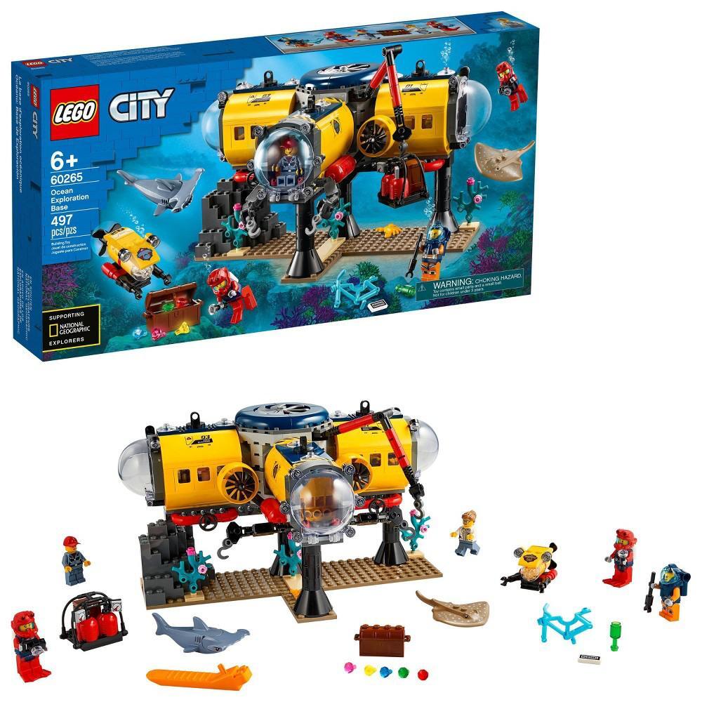 60265 lego city ocean exploration base playset with submarine